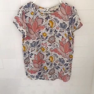 LOFT pastel colors blouse. Size medium.